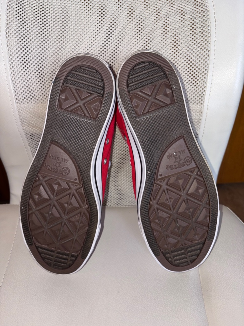 Red High Top Converse - Picture 4 of 4